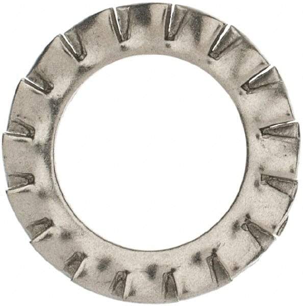 Value Collection - M12 Screw, 13mm ID, Stainless Steel External Tooth Lock Washer - 20.5mm OD, Grade 18-8 & Austenitic A2 - USA Tool & Supply