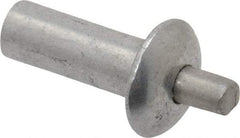 Made in USA - Universal Head Aluminum Alloy Drive Blind Rivet - Stainless Steel Mandrel, 0.234" to 1/4" Grip, 1/4" Head Diam, 0.128" to 0.14" Hole Diam, 0.344" Length Under Head, 1/8" Body Diam - USA Tool & Supply