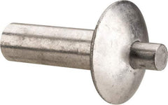 Made in USA - Universal Head Aluminum Alloy Drive Blind Rivet - Stainless Steel Mandrel, 0.172" to 3/16" Grip, 0.312" Head Diam, 0.161" to 0.172" Hole Diam, 0.313" Length Under Head, 5/32" Body Diam - USA Tool & Supply