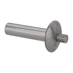 Made in USA - Brazier Head Aluminum Alloy Drive Blind Rivet - Aluminum Alloy Mandrel, 0.828" to 7/8" Grip, 5/8" Head Diam, 0.266" to 0.281" Hole Diam, 1.031" Length Under Head, 1/4" Body Diam - USA Tool & Supply