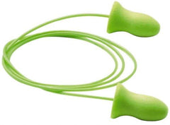 Moldex - Disposable, Corded, 33 dB, Contoured Earplugs - Green - USA Tool & Supply