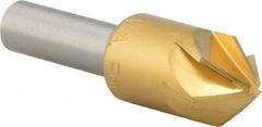M.A. Ford - 5/8" Head Diam, 3/8" Shank Diam, 6 Flute 82° High Speed Steel Countersink - USA Tool & Supply