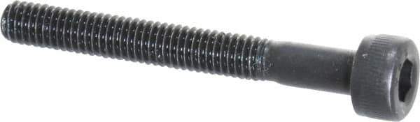 Value Collection - M3x0.50 Metric Coarse Hex Socket Drive, Socket Cap Screw - Grade 12.9 Alloy Steel, Black Oxide Finish, Partially Threaded, 25mm Length Under Head - USA Tool & Supply