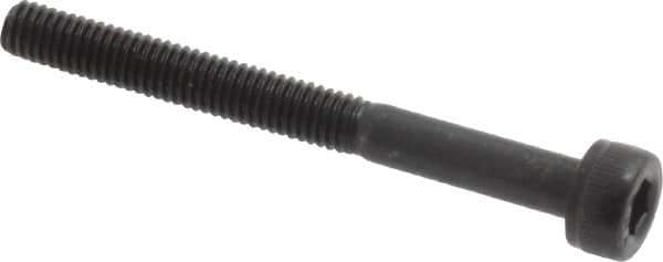 Value Collection - M3x0.50 Metric Coarse Hex Socket Drive, Socket Cap Screw - Grade 12.9 Alloy Steel, Black Oxide Finish, Partially Threaded, 30mm Length Under Head - USA Tool & Supply