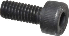Value Collection - M4x0.70 Metric Coarse Hex Socket Drive, Socket Cap Screw - Grade 12.9 Alloy Steel, Black Oxide Finish, Fully Threaded, 10mm Length Under Head - USA Tool & Supply