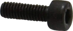 Value Collection - M4x0.70 Metric Coarse Hex Socket Drive, Socket Cap Screw - Grade 12.9 Alloy Steel, Black Oxide Finish, Fully Threaded, 12mm Length Under Head - USA Tool & Supply
