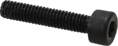 Value Collection - M4x0.70 Metric Coarse Hex Socket Drive, Socket Cap Screw - Grade 12.9 Alloy Steel, Black Oxide Finish, Fully Threaded, 20mm Length Under Head - USA Tool & Supply