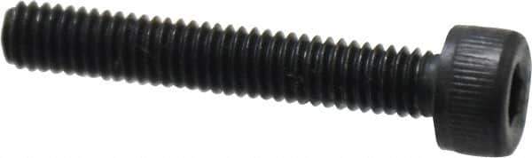 Value Collection - M4x0.70 Metric Coarse Hex Socket Drive, Socket Cap Screw - Grade 12.9 Alloy Steel, Black Oxide Finish, Fully Threaded, 25mm Length Under Head - USA Tool & Supply