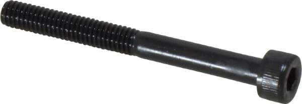 Value Collection - M4x0.70 Metric Coarse Hex Socket Drive, Socket Cap Screw - Grade 12.9 Alloy Steel, Black Oxide Finish, Partially Threaded, 40mm Length Under Head - USA Tool & Supply