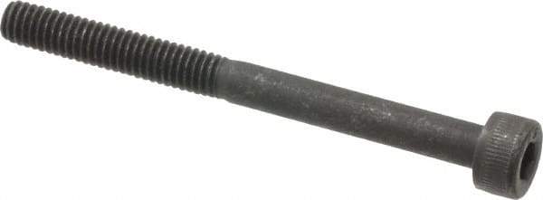 Value Collection - M4x0.70 Metric Coarse Hex Socket Drive, Socket Cap Screw - Grade 12.9 Alloy Steel, Black Oxide Finish, Partially Threaded, 45mm Length Under Head - USA Tool & Supply