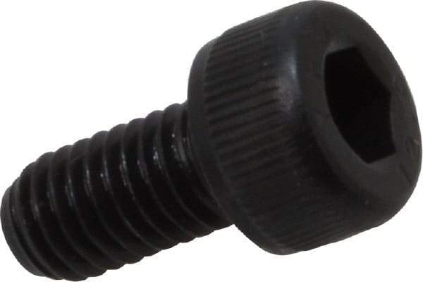 Value Collection - M5x0.80 Metric Coarse Hex Socket Drive, Socket Cap Screw - Grade 12.9 Alloy Steel, Black Oxide Finish, Fully Threaded, 10mm Length Under Head - USA Tool & Supply