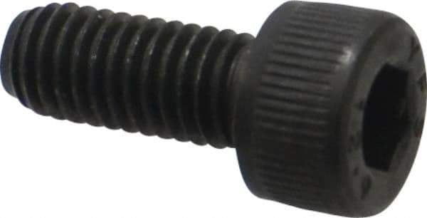 Value Collection - M5x0.80 Metric Coarse Hex Socket Drive, Socket Cap Screw - Grade 12.9 Alloy Steel, Black Oxide Finish, Fully Threaded, 12mm Length Under Head - USA Tool & Supply