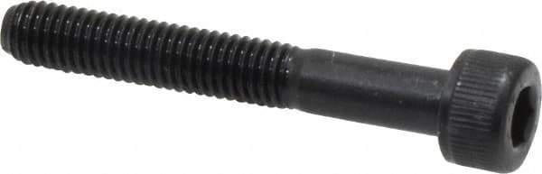 Value Collection - M5x0.80 Metric Coarse Hex Socket Drive, Socket Cap Screw - Grade 12.9 Alloy Steel, Black Oxide Finish, Partially Threaded, 35mm Length Under Head - USA Tool & Supply