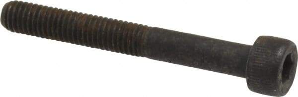 Value Collection - M5x0.80 Metric Coarse Hex Socket Drive, Socket Cap Screw - Grade 12.9 Alloy Steel, Black Oxide Finish, Partially Threaded, 40mm Length Under Head - USA Tool & Supply