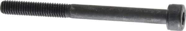 Value Collection - M5x0.80 Metric Coarse Hex Socket Drive, Socket Cap Screw - Grade 12.9 Alloy Steel, Black Oxide Finish, Partially Threaded, 55mm Length Under Head - USA Tool & Supply