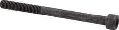 Value Collection - M5x0.80 Metric Coarse Hex Socket Drive, Socket Cap Screw - Grade 12.9 Alloy Steel, Black Oxide Finish, Partially Threaded, 60mm Length Under Head - USA Tool & Supply