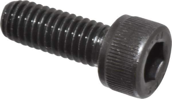 Value Collection - M6x1.00 Metric Coarse Hex Socket Drive, Socket Cap Screw - Grade 12.9 Alloy Steel, Black Oxide Finish, Fully Threaded, 16mm Length Under Head - USA Tool & Supply