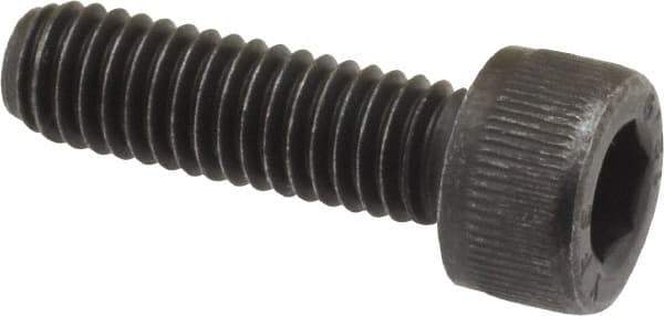 Value Collection - M6x1.00 Metric Coarse Hex Socket Drive, Socket Cap Screw - Grade 12.9 Alloy Steel, Black Oxide Finish, Fully Threaded, 20mm Length Under Head - USA Tool & Supply