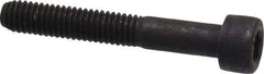 Value Collection - M6x1.00 Metric Coarse Hex Socket Drive, Socket Cap Screw - Grade 12.9 Alloy Steel, Black Oxide Finish, Partially Threaded, 40mm Length Under Head - USA Tool & Supply