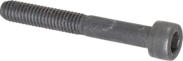 Value Collection - M6x1.00 Metric Coarse Hex Socket Drive, Socket Cap Screw - Grade 12.9 Alloy Steel, Black Oxide Finish, Partially Threaded, 45mm Length Under Head - USA Tool & Supply