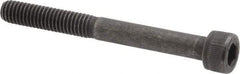 Value Collection - M6x1.00 Metric Coarse Hex Socket Drive, Socket Cap Screw - Grade 12.9 Alloy Steel, Black Oxide Finish, Partially Threaded, 55mm Length Under Head - USA Tool & Supply