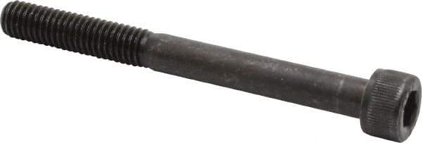 Value Collection - M6x1.00 Metric Coarse Hex Socket Drive, Socket Cap Screw - Grade 12.9 Alloy Steel, Black Oxide Finish, Partially Threaded, 60mm Length Under Head - USA Tool & Supply