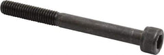 Value Collection - M6x1.00 Metric Coarse Hex Socket Drive, Socket Cap Screw - Grade 12.9 Alloy Steel, Black Oxide Finish, Partially Threaded, 60mm Length Under Head - USA Tool & Supply