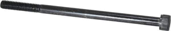 Value Collection - M6x1.00 Metric Coarse Hex Socket Drive, Socket Cap Screw - Grade 12.9 Alloy Steel, Black Oxide Finish, Partially Threaded, 100mm Length Under Head - USA Tool & Supply