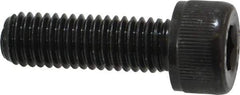 Value Collection - M8x1.25 Metric Coarse Hex Socket Drive, Socket Cap Screw - Grade 12.9 Alloy Steel, Black Oxide Finish, Fully Threaded, 25mm Length Under Head - USA Tool & Supply