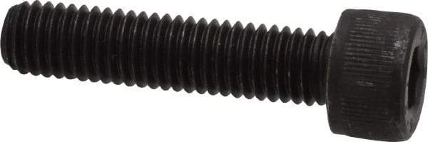 Value Collection - M8x1.25 Metric Coarse Hex Socket Drive, Socket Cap Screw - Grade 12.9 Alloy Steel, Black Oxide Finish, Fully Threaded, 35mm Length Under Head - USA Tool & Supply
