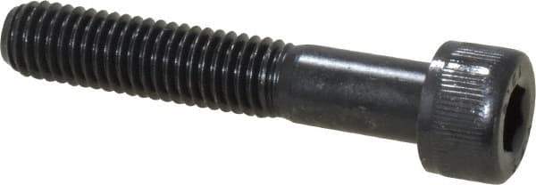 Value Collection - M8x1.25 Metric Coarse Hex Socket Drive, Socket Cap Screw - Grade 12.9 Alloy Steel, Black Oxide Finish, Partially Threaded, 45mm Length Under Head - USA Tool & Supply