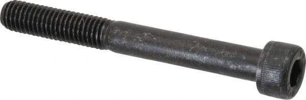 Value Collection - M8x1.25 Metric Coarse Hex Socket Drive, Socket Cap Screw - Grade 12.9 Alloy Steel, Black Oxide Finish, Partially Threaded, 70mm Length Under Head - USA Tool & Supply