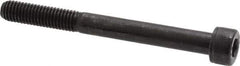 Value Collection - M8x1.25 Metric Coarse Hex Socket Drive, Socket Cap Screw - Grade 12.9 Alloy Steel, Black Oxide Finish, Partially Threaded, 80mm Length Under Head - USA Tool & Supply