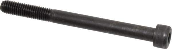 Value Collection - M8x1.25 Metric Coarse Hex Socket Drive, Socket Cap Screw - Grade 12.9 Alloy Steel, Black Oxide Finish, Partially Threaded, 90mm Length Under Head - USA Tool & Supply