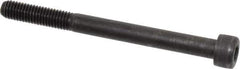 Value Collection - M8x1.25 Metric Coarse Hex Socket Drive, Socket Cap Screw - Grade 12.9 Alloy Steel, Black Oxide Finish, Partially Threaded, 90mm Length Under Head - USA Tool & Supply