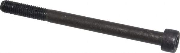 Value Collection - M8x1.25 Metric Coarse Hex Socket Drive, Socket Cap Screw - Grade 12.9 Alloy Steel, Black Oxide Finish, Partially Threaded, 100mm Length Under Head - USA Tool & Supply