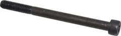 Value Collection - M8x1.25 Metric Coarse Hex Socket Drive, Socket Cap Screw - Grade 12.9 Alloy Steel, Black Oxide Finish, Partially Threaded, 100mm Length Under Head - USA Tool & Supply