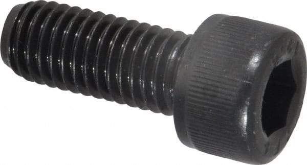 Value Collection - M10x1.50 Metric Coarse Hex Socket Drive, Socket Cap Screw - Grade 12.9 Alloy Steel, Black Oxide Finish, Fully Threaded, 25mm Length Under Head - USA Tool & Supply