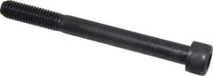 Value Collection - M10x1.50 Metric Coarse Hex Socket Drive, Socket Cap Screw - Grade 12.9 Alloy Steel, Black Oxide Finish, Partially Threaded, 100mm Length Under Head - USA Tool & Supply