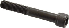 Value Collection - M12x1.75 Metric Coarse Hex Socket Drive, Socket Cap Screw - Grade 12.9 Alloy Steel, Black Oxide Finish, Partially Threaded, 80mm Length Under Head - USA Tool & Supply