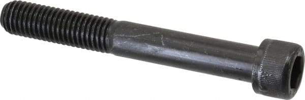 Value Collection - M12x1.75 Metric Coarse Hex Socket Drive, Socket Cap Screw - Grade 12.9 Alloy Steel, Black Oxide Finish, Partially Threaded, 90mm Length Under Head - USA Tool & Supply