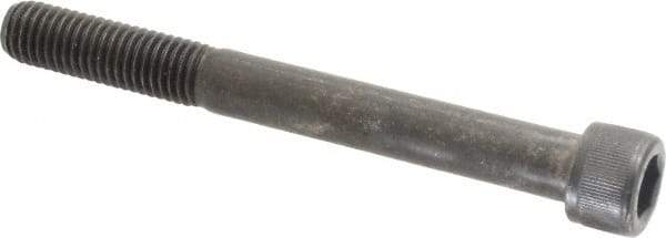 Value Collection - M12x1.75 Metric Coarse Hex Socket Drive, Socket Cap Screw - Grade 12.9 Alloy Steel, Black Oxide Finish, Partially Threaded, 110mm Length Under Head - USA Tool & Supply