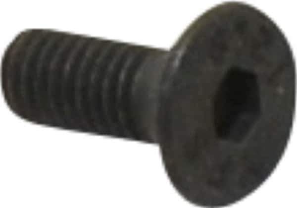 Value Collection - M3x0.50 Metric Coarse Hex Socket Drive, 90° Flat Screw - Grade 12.9 Alloy Steel, Black Oxide Finish, Fully Threaded, 8mm OAL - USA Tool & Supply