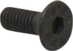Value Collection - M3x0.50 Metric Coarse Hex Socket Drive, 90° Flat Screw - Grade 12.9 Alloy Steel, Black Oxide Finish, Fully Threaded, 8mm OAL - USA Tool & Supply