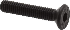 Value Collection - M3x0.50 Metric Coarse Hex Socket Drive, 90° Flat Screw - Grade 12.9 Alloy Steel, Black Oxide Finish, Fully Threaded, 16mm OAL - USA Tool & Supply