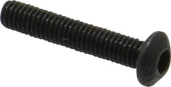 Value Collection - M3x0.50 Metric Coarse Hex Socket Drive, Button Screw - Grade 12.9 Alloy Steel, Black Oxide Finish, Fully Threaded, 16mm Length Under Head - USA Tool & Supply