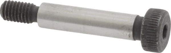 Value Collection - 6mm Shoulder Diam x 25mm Shoulder Length, M5x0.8 Metric Coarse, Hex Socket Shoulder Screw - 12.9 Alloy Steel, Uncoated, 4.32 to 4.5mm Head Height x 9.78 to 10mm Head Diam - USA Tool & Supply