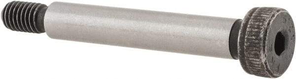 Value Collection - 6mm Shoulder Diam x 35mm Shoulder Length, M5x0.8 Metric Coarse, Hex Socket Shoulder Screw - 8 Alloy Steel - USA Tool & Supply