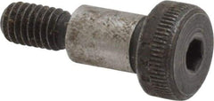 Value Collection - 8mm Shoulder Diam x 12mm Shoulder Length, M6x1 Metric Coarse, Hex Socket Shoulder Screw - 8 Alloy Steel - USA Tool & Supply