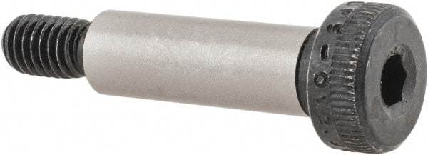 Value Collection - 8mm Shoulder Diam x 25mm Shoulder Length, M6x1 Metric Coarse, Hex Socket Shoulder Screw - 12.9 Alloy Steel, Uncoated, 5.32 to 5.5mm Head Height x 12.73 to 13mm Head Diam - USA Tool & Supply